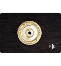 RK International BP-7820 1 5/8" Rope Single Hole Cabinet Knob Backplate