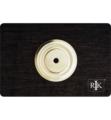 RK International BP-7821 1 5/8" Plain Single Hole Cabinet Knob Backplate