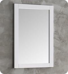 Fresca FMR2302WH Hartford 20" White Traditional Bathroom Mirror