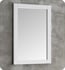 Fresca FMR2302WH Silver Greenwich 20" White Traditional Bathroom Mirror