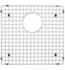 Blanco 223190 Precision 16 1/2" Left Bowl Stainless Steel Sink Grid x2