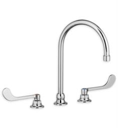American Standard 6540168.002 Monterrey Widespread Bathroom Faucet with 8" Gooseneck Spout and 6" Wrist Blade Handles