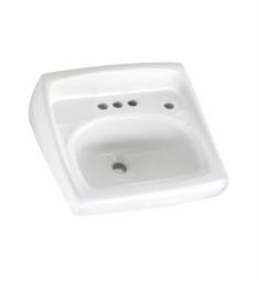 American Standard 0355034.020 Lucerne Wall-Hung Sink with Extra Hole for Lotion Dispenser