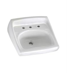 American Standard 0356028.020 Lucerne Wall Mount Sink for Exposed Bracket
