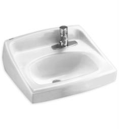 American Standard 0356066.020 Lucerne Wall Mounted Sink with Right Side Faucet Hole