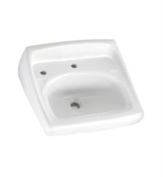 American Standard 0356115.020 Lucerne Wall-Hung Sink with extra hole for Lotion Dispenser