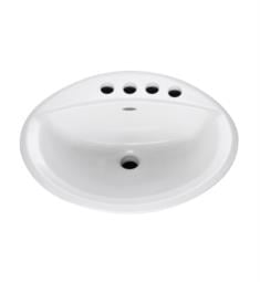 American Standard 0476037.020 Aqualyn Countertop Sink with Extra right-hand hole Faucet holes on 4" centers