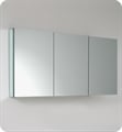 Fresca FMC8019 59" Wide x 26" Tall Bathroom Medicine Cabinet with Mirrors