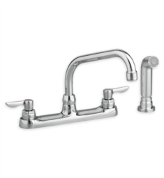 American Standard 6408140.002 Monterrey Top Mount Kitchen Faucet and Swivel Spout with VR Lever Handles