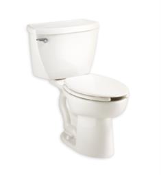 American Standard 2467164.020 Cadet 1.6 gpf Right Height Elongated Pressure Assisted Toilet with Slotted Rim for Bedpan Holding in White