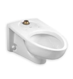American Standard 3352101.020 Afwall Millennium 1.1- 1.6 gpf FloWise Elongated Flushometer Toilet with Slotted Rim for Bedpan Holding