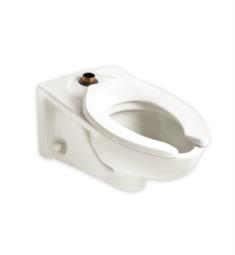 American Standard 2633101.020 Afwall Millennium 1.1- 1.6GPF FloWise Elongated Flushometer Toilet less Everclean with Slotted Rim for Bedpan Holding