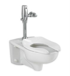 American Standard 2257528.020 Afwall 1.28 gpf Toilet System with Selectronic Exposed Battery Flush Valve