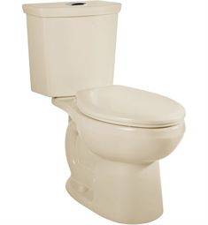 American Standard 2886518.021 H2Option Dual Flush Right Height Elongated Lined Tank 0.92/1.28 gpf Toilet in Bone Finish