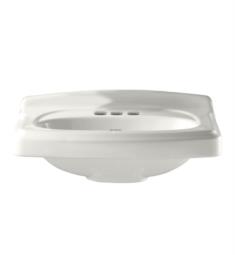 American Standard 0555104.020 Portsmouth Pedestal Top 4" Center Faucet Hole in White