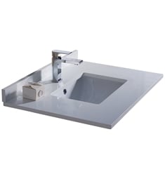 Fresca FCT2030WH-U Oxford 30" White Countertop with Undermount Sink