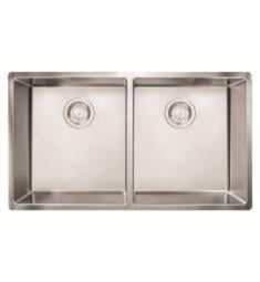 Franke CUX120 Cube 31 1/2" Stainless Steel Double Basin Undermount Kitchen Sink