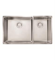 Franke CUX160 Cube 31 1/2" Stainless Steel Double Basin Undermount Kitchen Sink