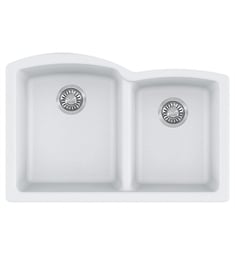 Franke ELG160 Ellipse 33" Granite Double Basin Undermount Kitchen Sink