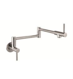 Franke PF3450 Steel Wall Mounted Pot Filtration Kitchen Faucet in Stainless Steel