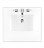 Classic White 1 1/4" Quartz Countertop by Silestone with Rectangular Undermount Sink/s