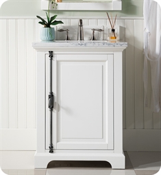 James Martin 238-105-V26-BW Providence 26" Single Bathroom Vanity in Bright White Finish