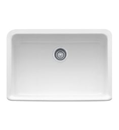 Franke MHK110-28WH Manor House 27 1/8" Single Basin Apron Front Fireclay Kitchen Sink