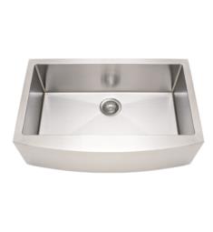 Franke FFS33B-10-18 Kinetic 33" Single Basin Undermount Stainless Steel Kitchen Sink in Satin from Home Collection