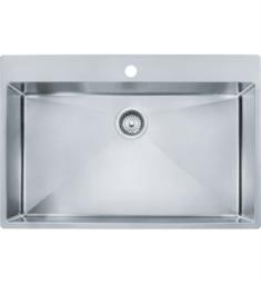 Franke HFS3322-1 Vector 33 1/2" Single Basin Undermount/Drop In Stainless Steel Kitchen Sink from Home Collection