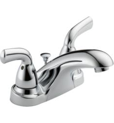Delta B2510LF-PPU Foundations 3 3/4" Two Handle Centerset Bathroom Faucet in Chrome