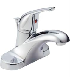 Delta B510LF Foundations 7 1/8" Single Handle Centerset Bathroom Faucet with Metal Pop-Up