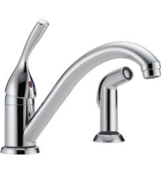 Delta 175-DST Classic 8 3/8" Single Handle Kitchen Faucet with Side Spray in Chrome