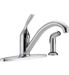 Delta 400 Classic 8 3/8" Single Handle Kitchen Faucet with Side Spray