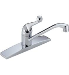 Delta 100LF-WF Classic 7 7/8" Single Handle Deck Mount Kitchen Faucet in Chrome