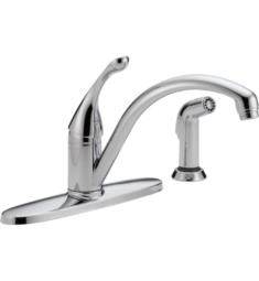 Delta 440DST Collins 8 3/4" Single Handle Deck Mount Kitchen Faucet with Side Spray