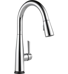 Delta 9113T Essa 16" Single Handle Pull-Down Kitchen Faucet with Touch2O Technology