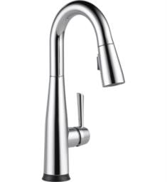 Delta 9913T Essa 15" Single Handle Pull-Down Bar/Prep Kitchen Faucet with Touch2O Technology