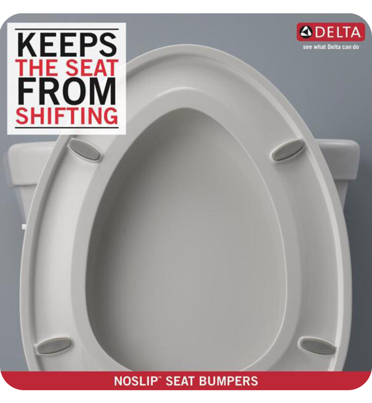 Delta Faucet 811902-wh Sanborne Elongated Slow-close Seat White for sale online 