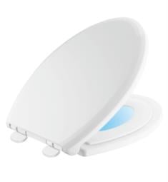 Delta 833902-N-WH Sanborne 14" Elongated Slow-Close/Quick-Release Nightlight Toilet Seat in White