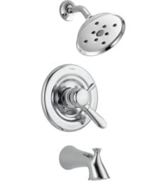 Delta T17438H2O Lahara Monitor 17 Series Pressure Balance Tub and Shower Faucet Trim with H2Okinetic Showerhead