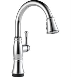 Delta 9197T Cassidy 16" Single Handle Pull-Down Kitchen Faucet with Touch2O Technology and Optional VoiceIQ