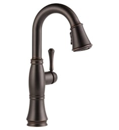 Delta 9997-RB-DST Cassidy 14 1/2" Single Handle Pull-Down Bar/Prep Faucet in Venetian Bronze
