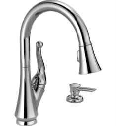 Delta 16968 Talbott 14 1/2" Single Handle Pull-Down Kitchen Faucet with Soap Dispenser