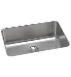 Elkay ELUH241610PD Gourmet 26 1/2" Single Bowl Undermount Stainless Steel Kitchen Sink with Perfect Drain
