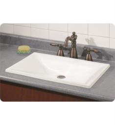 Cheviot 1180-WH Estoril 22" Drop In Single Bowl Bathroom Sink in White