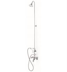 Cheviot 5160 Two Cross Handle Tub Filler Faucet and Overhead Shower Combination with Hand Shower