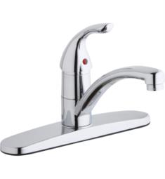 Elkay LK1000CR Everyday 7 1/2" Single Handle Deck Mounted Kitchen Faucet with Escutcheon in Chrome