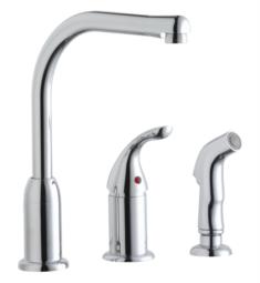 Elkay LK3001CR Elkay Everyday 11 1/2" Remote Handle Deck Mounted Kitchen Faucet with Side Spray in Chrome