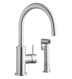 Elkay LK7922SSS Allure 13 3/4" Single Handle Deck Mounted Kitchen Faucet with Side Spray in Satin Stainless Steel