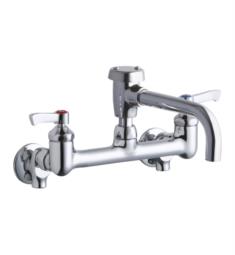 Elkay LK940VS07S 4 5/8" Double Handle Wall Mount Kitchen Faucet with 1/2" Offset Inlet with Stop in Chrome